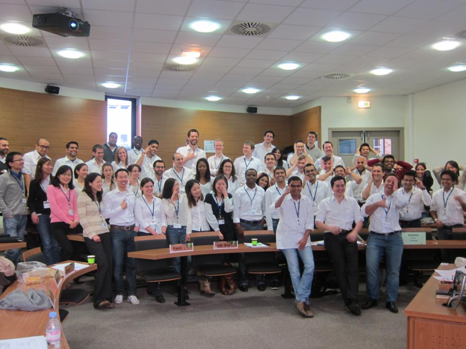 A distinguished MBA Cohort celebrating my love of white shirts