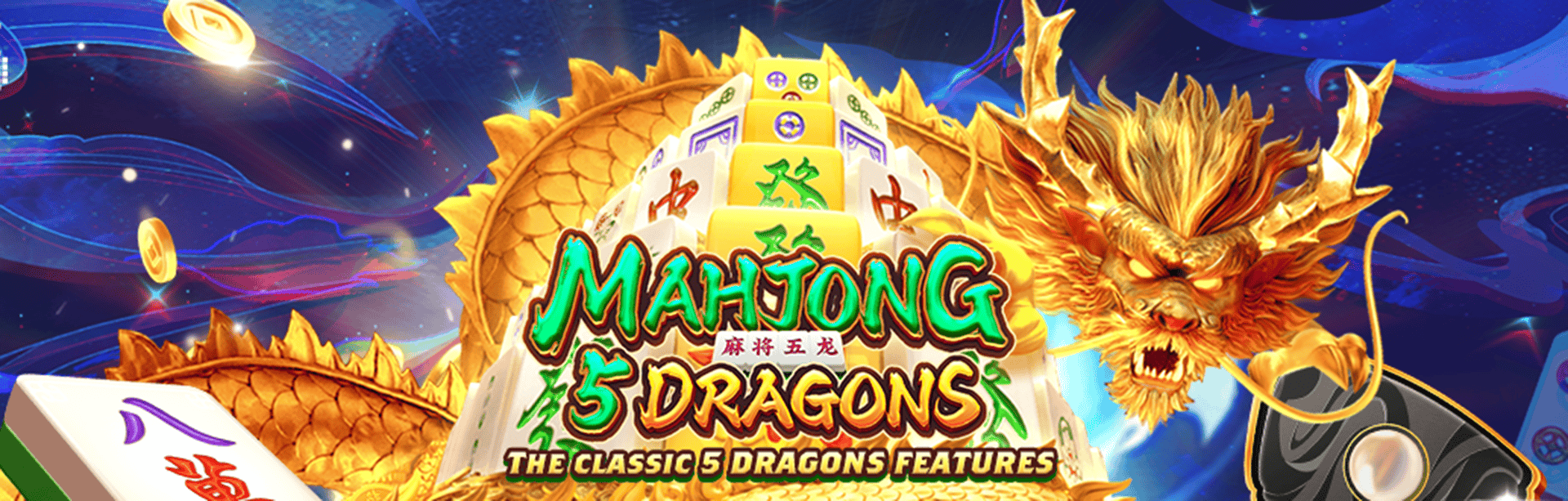 5G GAMES - MAHJONG 5 DRAGONS GAME PROMO BANNER
